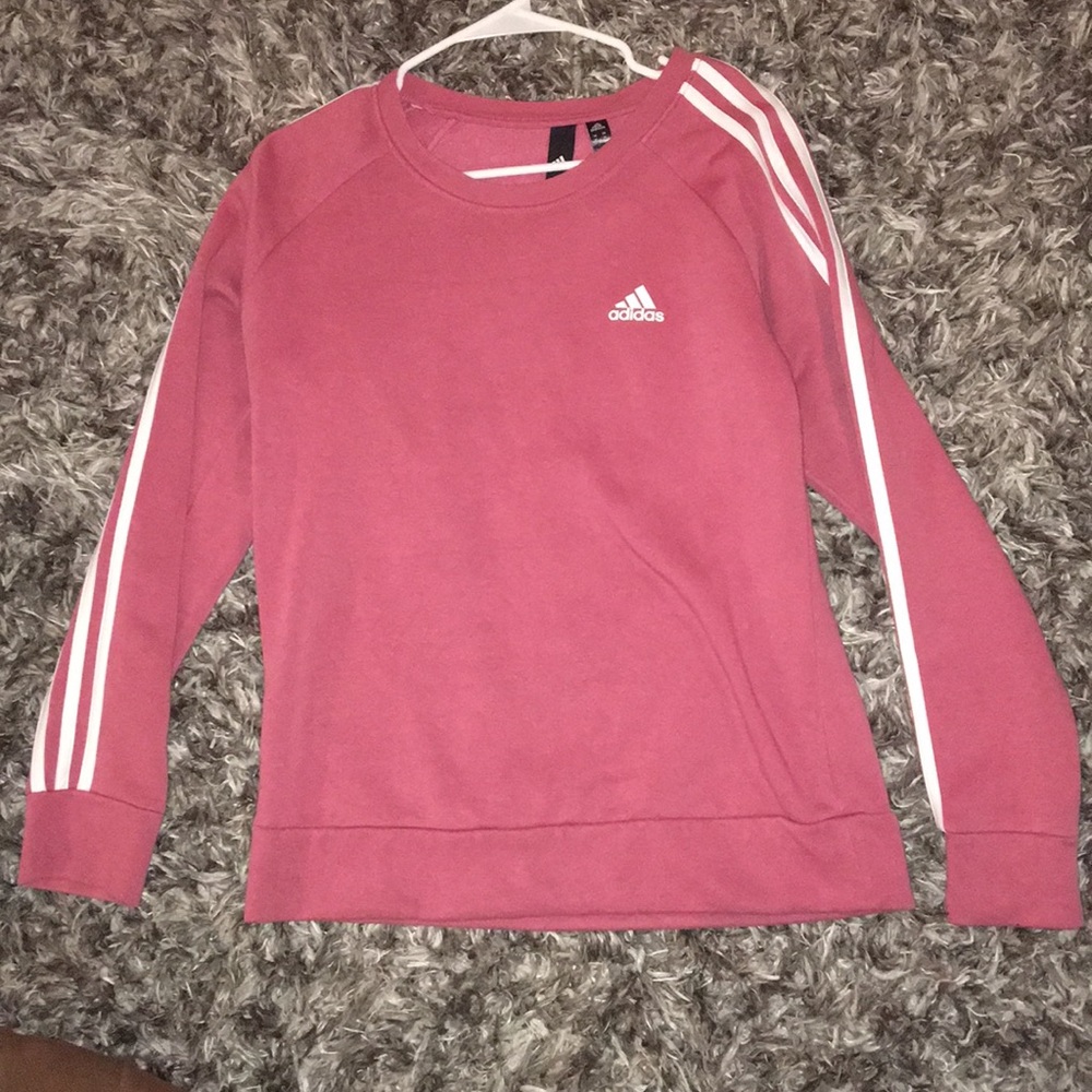 NWOT Pink Adidas Shirt/Crewneck